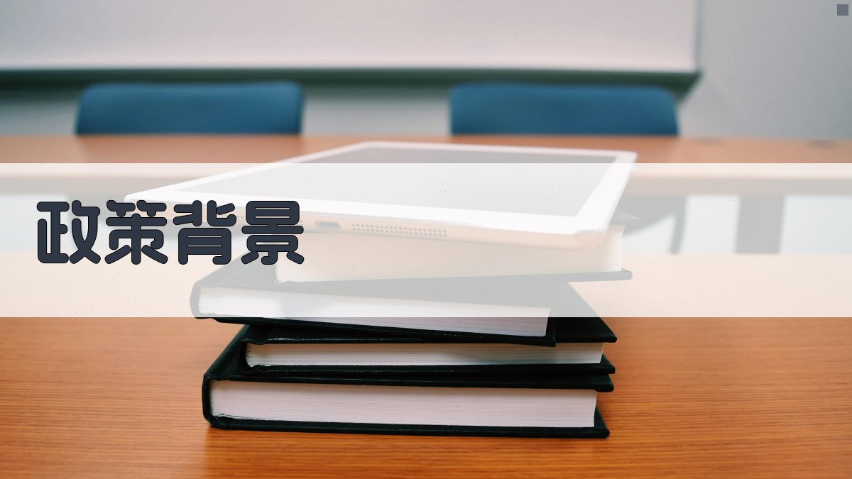 政策背景 图1