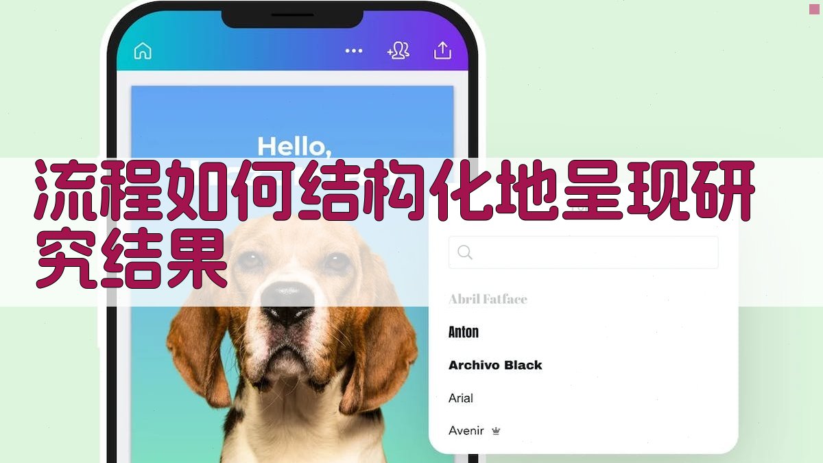 流程如何结构化地呈现研究结果 图1