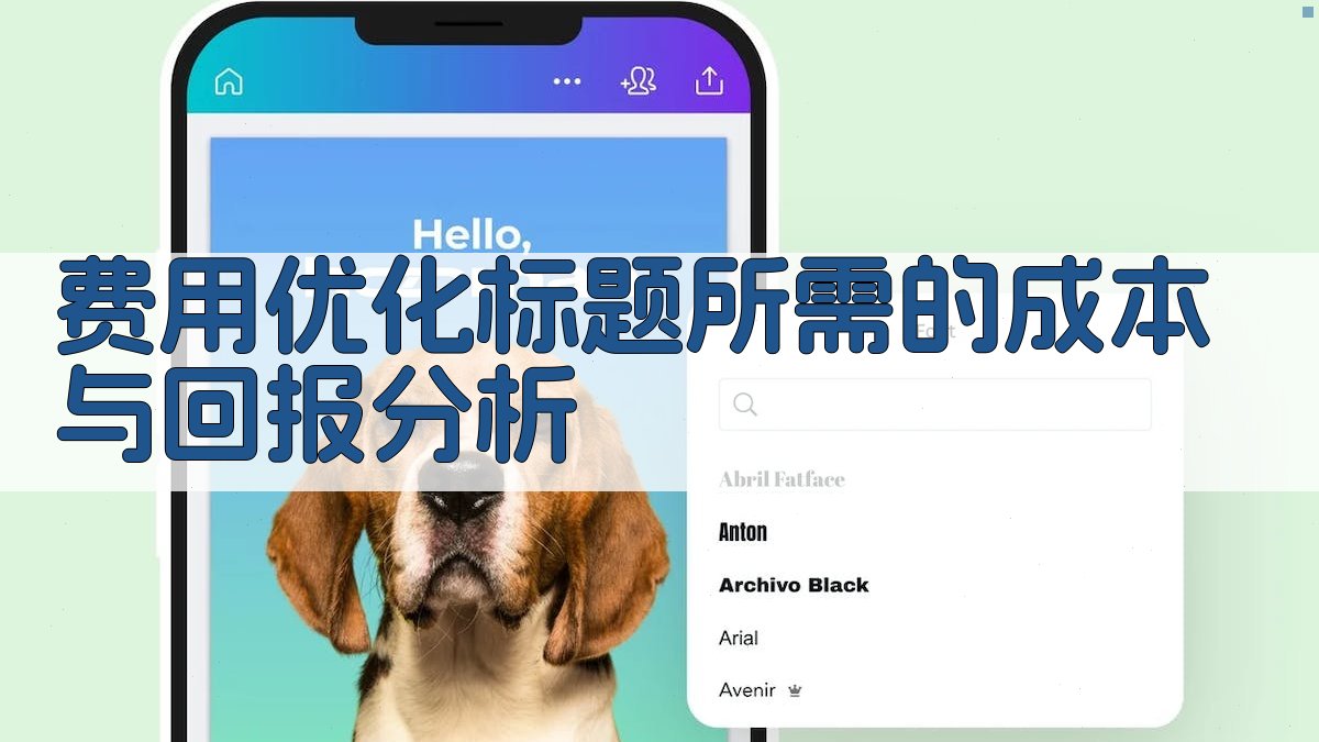 费用优化标题所需的成本与回报分析 图1