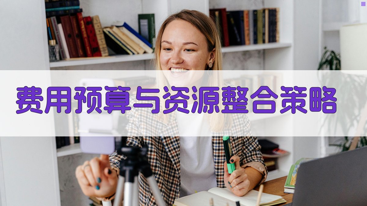 费用预算与资源整合策略 图4