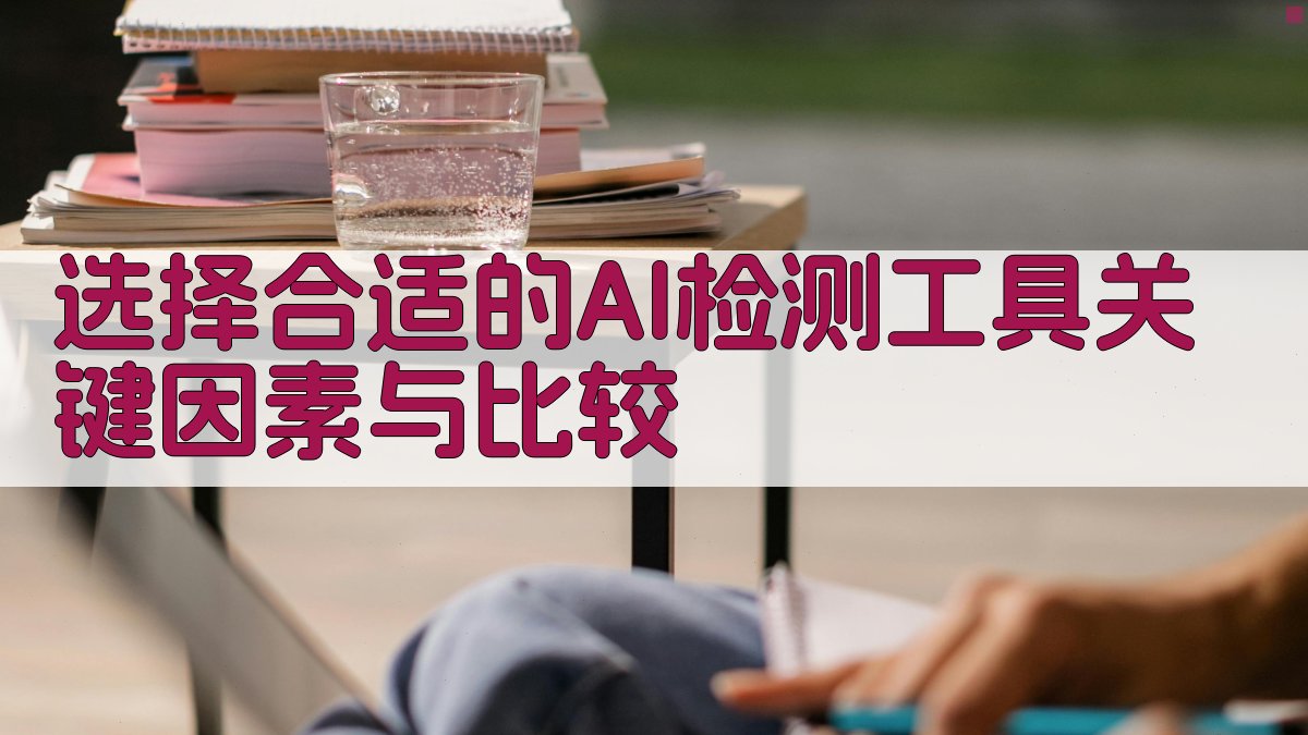 选择合适的AI检测工具关键因素与比较 图1