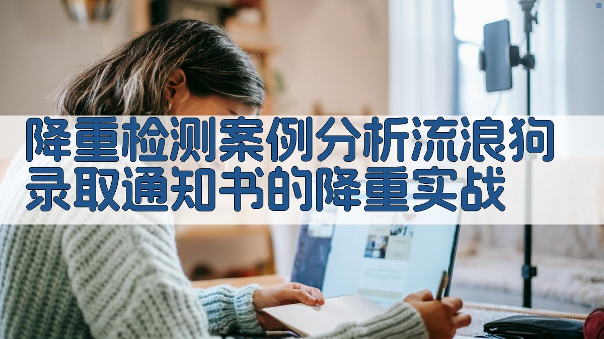 降重检测案例分析流浪狗录取通知书的降重实战 图5