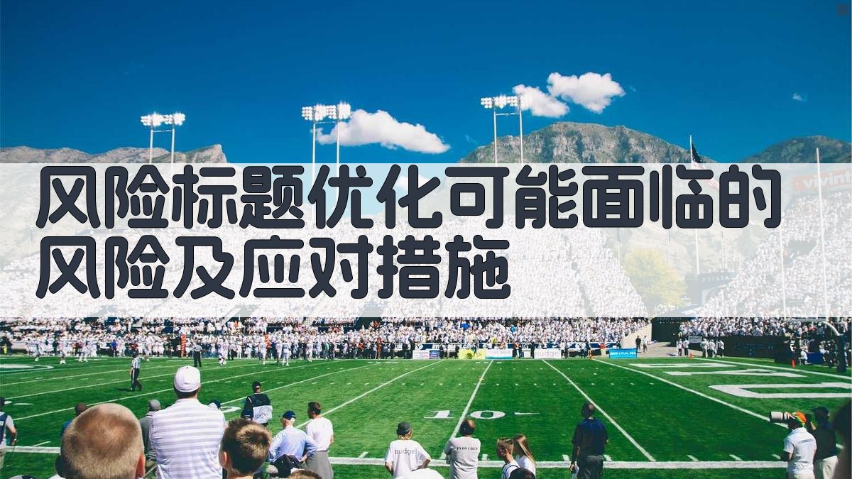 风险标题优化可能面临的风险及应对措施 图2